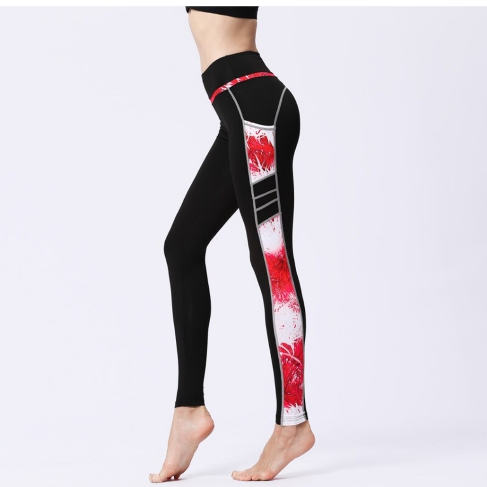 NEW Sugar Pocket Women's Workout Leggings Women’s Size S